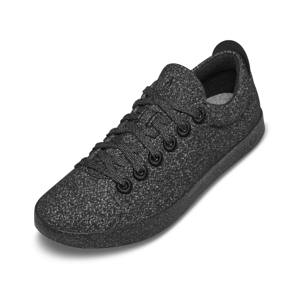 Allbirds Men's Sneakers Black - Wool Pipers - 09745LIRF